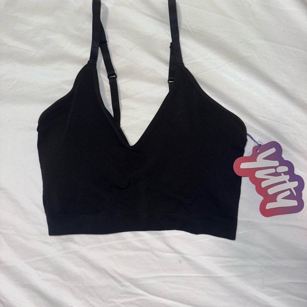 NWT YITTY Women's Classic Black Bralette